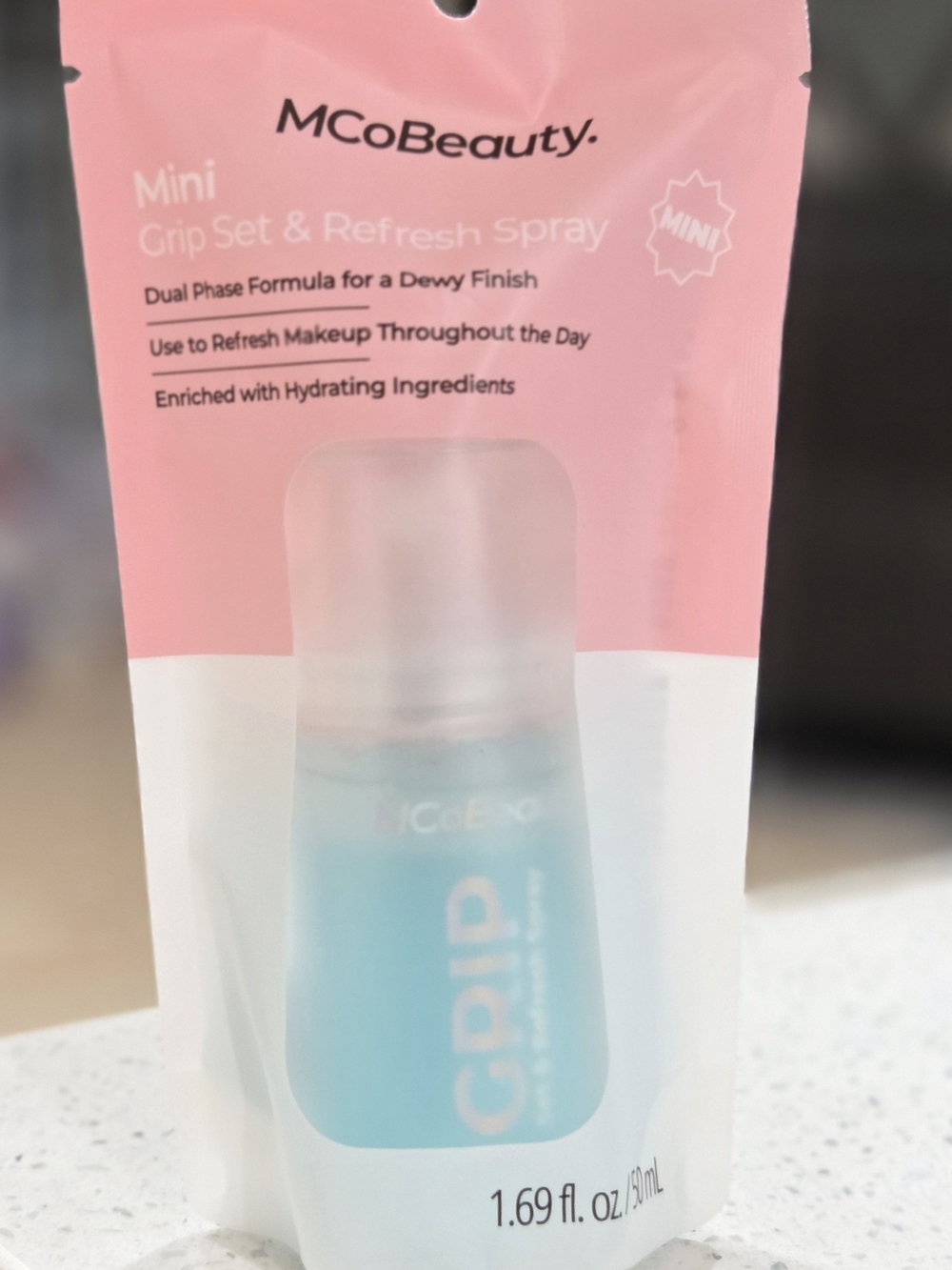 MCoBeauty Mini Grip Set & Refresh Spray - Blue